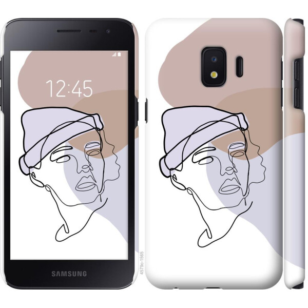 

Чехол на Samsung Galaxy J2 Core Силуэт (04798)