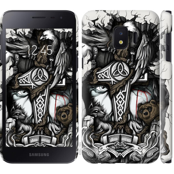 

Чехол на Samsung Galaxy J2 Core Тату Викинг (04798)