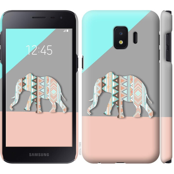 

Чехол на Samsung Galaxy J2 Core Узорчатый слон (04798)