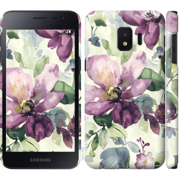 

Чехол на Samsung Galaxy J2 Core Цветы акварелью (04798)