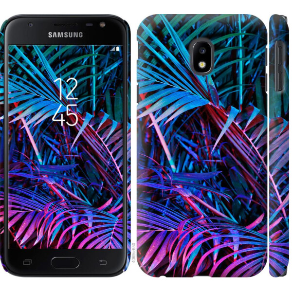 

Чехол на Samsung Galaxy J3 (2017) Папоротник под ультрафиолетом (04798)
