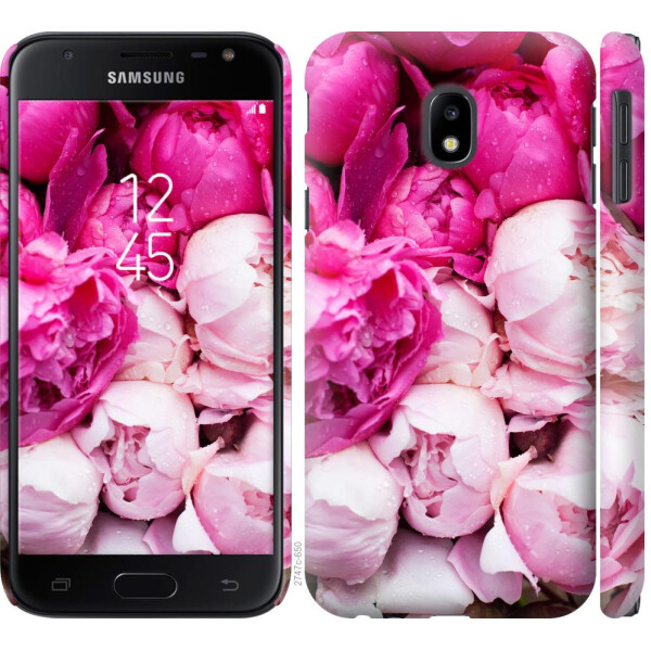 

Чехол на Samsung Galaxy J3 (2017) Розовые пионы (04798)