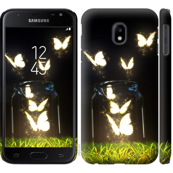 

Чехол на Samsung Galaxy J3 (2017) Светящиеся бабочки (04798)
