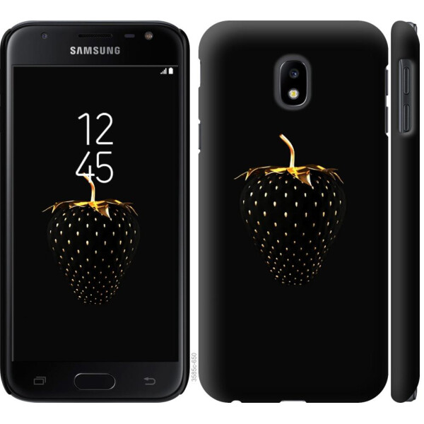 

Чехол на Samsung Galaxy J3 (2017) Черная клубника (04798)