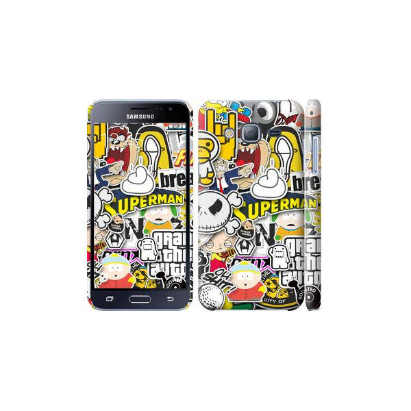

Чехол на Samsung Galaxy J3 Duos (2016) J320H Popular logos (04798)