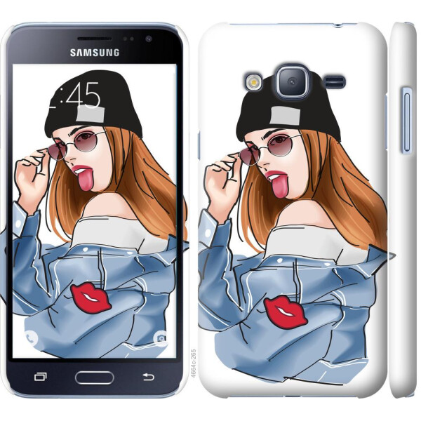 

Чехол на Samsung Galaxy J3 Duos (2016) J320H Девушка v3 (04798)