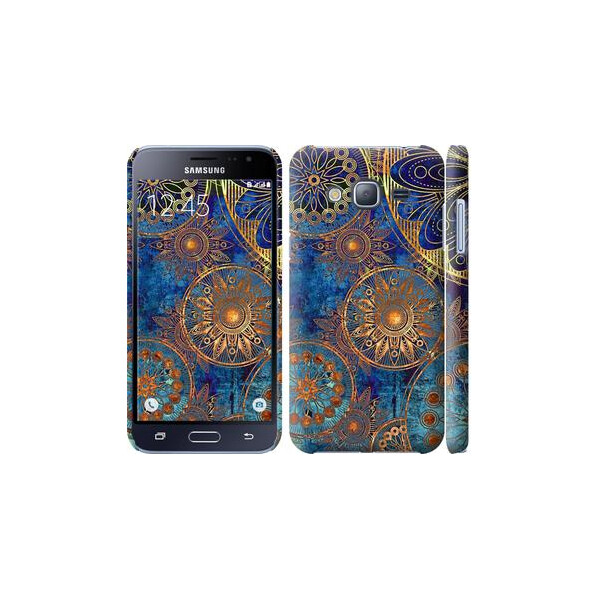 

Чехол на Samsung Galaxy J3 Duos (2016) J320H Золотой узор (04798)