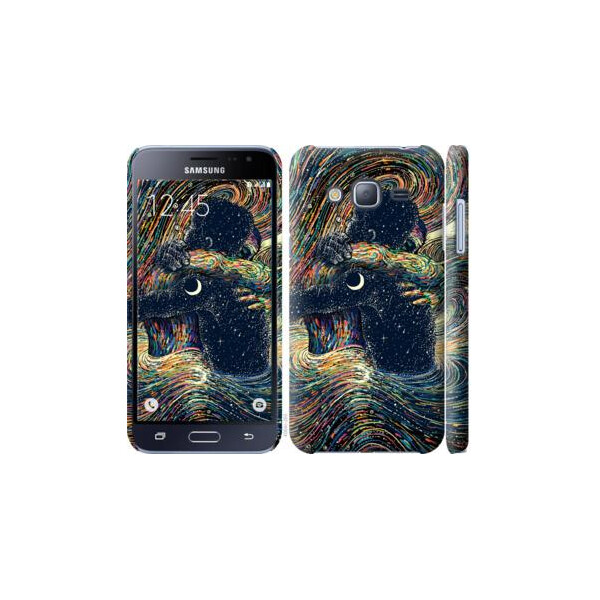 

Чехол на Samsung Galaxy J3 Duos (2016) J320H Космическая любовь (04798)