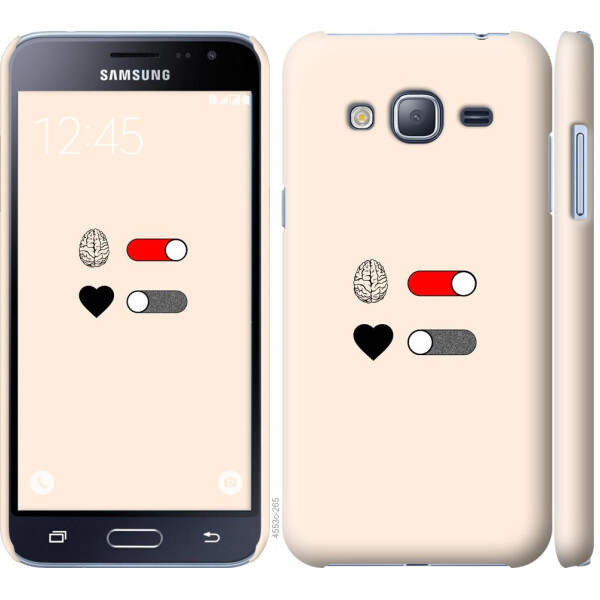 

Чехол на Samsung Galaxy J3 Duos (2016) J320H Любовь и ум (04798)