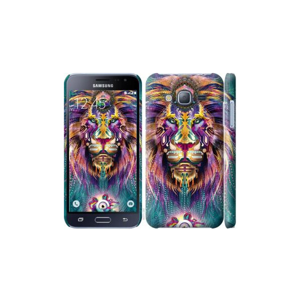 

Чехол на Samsung Galaxy J3 Duos (2016) J320H Люминесцентный лев (04798)