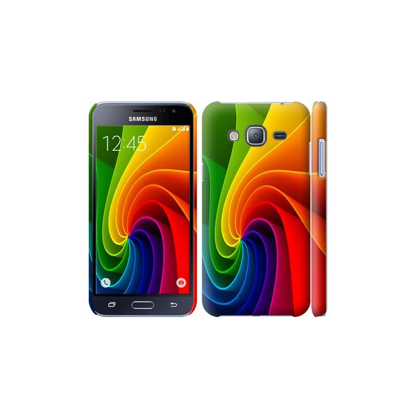 

Чехол на Samsung Galaxy J3 Duos (2016) J320H Радужный вихрь (04798)