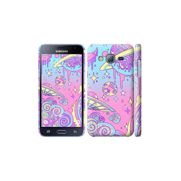 

Чехол на Samsung Galaxy J3 Duos (2016) J320H Розовая галактика (04798)