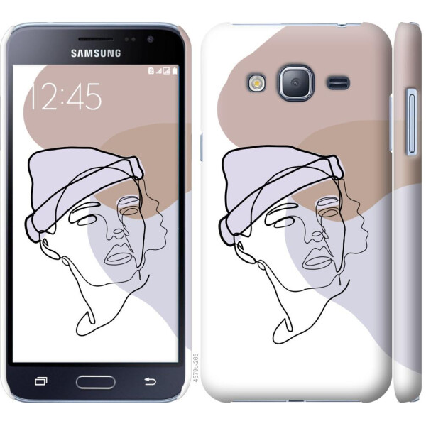 

Чехол на Samsung Galaxy J3 Duos (2016) J320H Силуэт (04798)