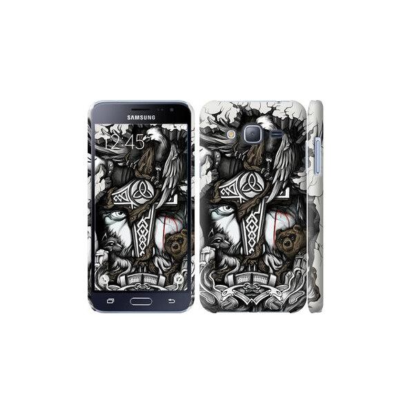 

Чехол на Samsung Galaxy J3 Duos (2016) J320H Тату Викинг (04798)