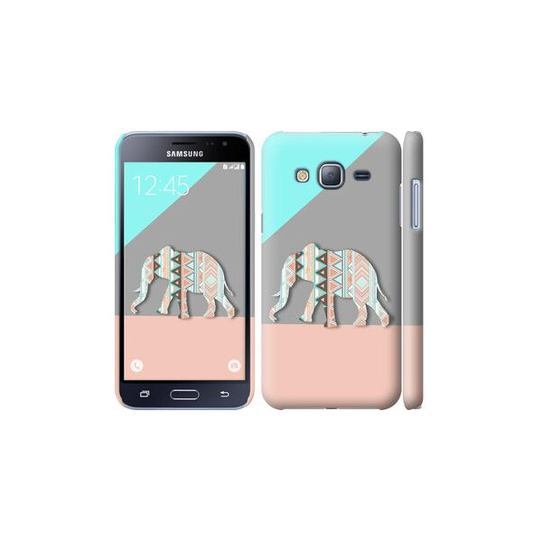 

Чехол на Samsung Galaxy J3 Duos (2016) J320H Узорчатый слон (04798)