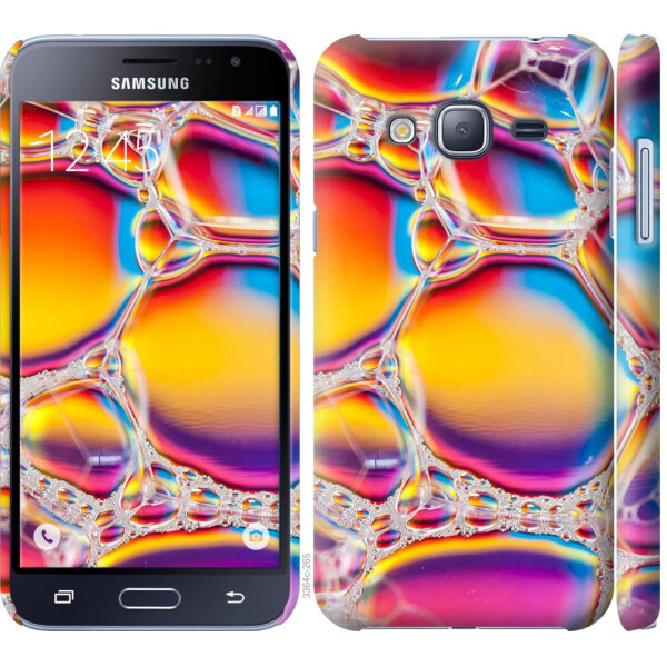 

Чехол на Samsung Galaxy J3 Duos (2016) J320H Цветные пузыри (04798)