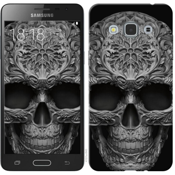 

Чехол на Samsung Galaxy J3 Pro skull-ornament (04798)
