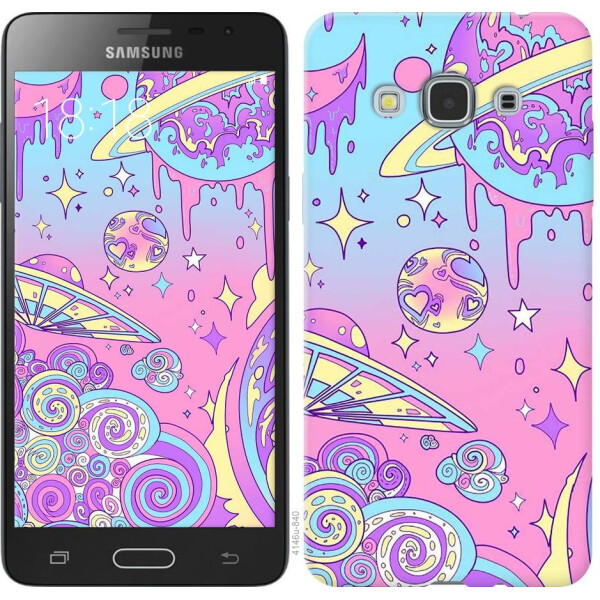 

Чехол на Samsung Galaxy J3 Pro Розовая галактика (04798)