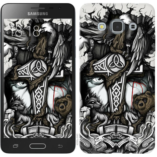 

Чехол на Samsung Galaxy J3 Pro Тату Викинг (04798)