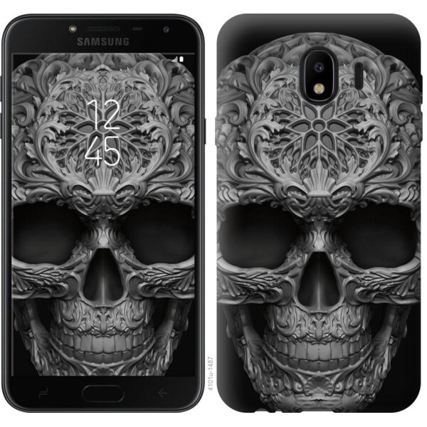 

Чехол на Samsung Galaxy J4 2018 skull-ornament (04798)