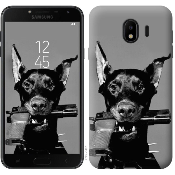 

Чехол на Samsung Galaxy J4 2018 Доберман (04798)