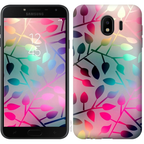 

Чехол на Samsung Galaxy J4 2018 Листья (04798)