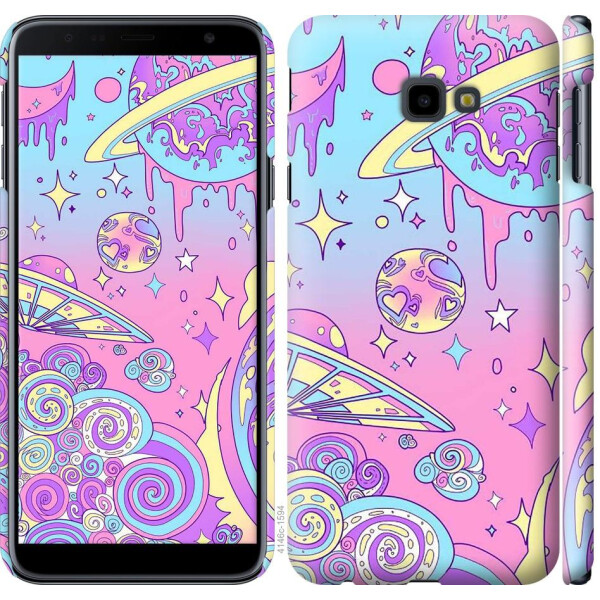 

Чехол на Samsung Galaxy J4 Plus 2018 Розовая галактика (04798)