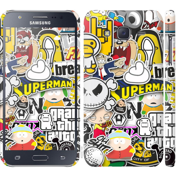 

Чехол на Samsung Galaxy J5 (2015) J500H Popular logos (04798)