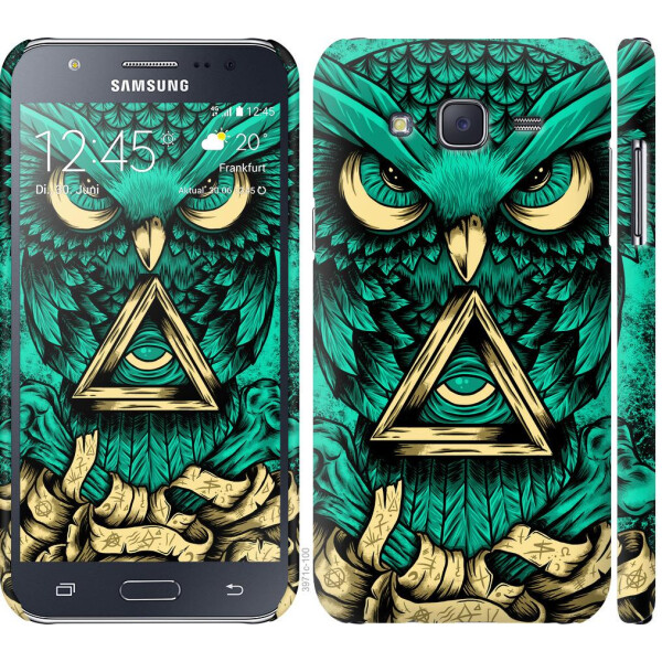 

Чехол на Samsung Galaxy J5 (2015) J500H Сова Арт-тату (04798)