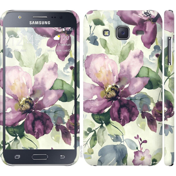 

Чехол на Samsung Galaxy J5 (2015) J500H Цветы акварелью (04798)