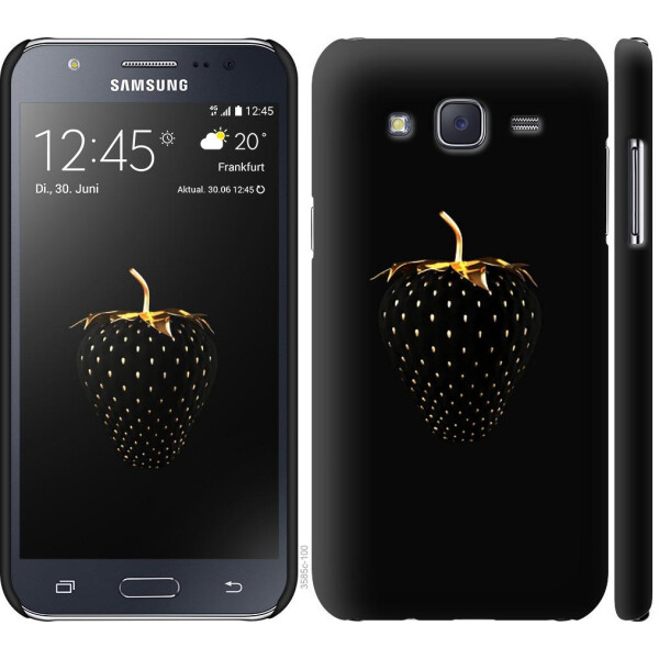 

Чехол на Samsung Galaxy J5 (2015) J500H Черная клубника (04798)