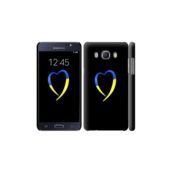 

Чехол на Samsung Galaxy J5 (2016) J510H Жёлто-голубое сердце (04798)