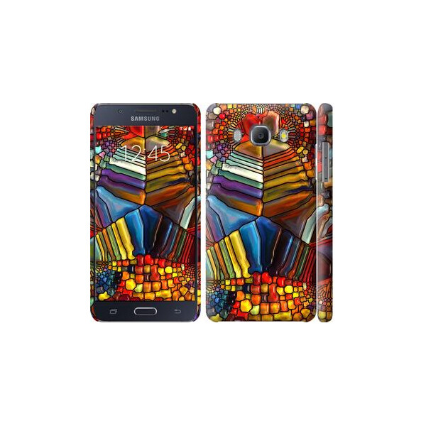 

Чехол на Samsung Galaxy J5 (2016) J510H Разноцветный витраж (04798)