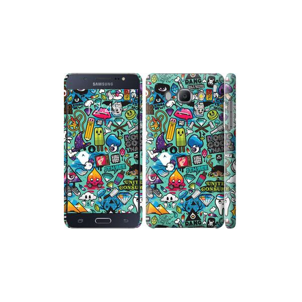

Чехол на Samsung Galaxy J5 (2016) J510H Стикер бомбинг 1 (04798)