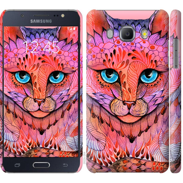

Чехол на Samsung Galaxy J5 (2016) J510H Узорчатая кошка (04798)