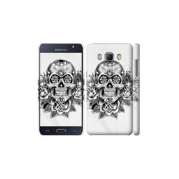 

Чехол на Samsung Galaxy J5 (2016) J510H Череп и розы (04798)