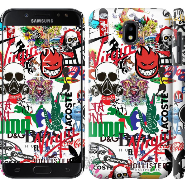 

Чехол на Samsung Galaxy J5 J530 (2017) Many different logos (04798)