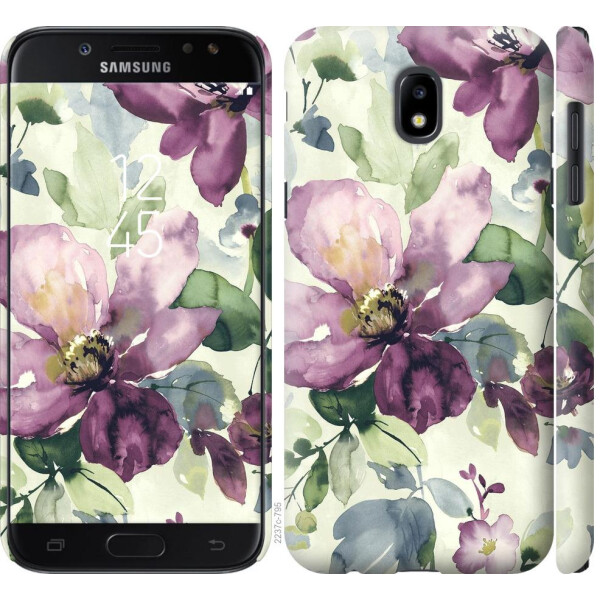 

Чехол на Samsung Galaxy J5 J530 (2017) Цветы акварелью (04798)