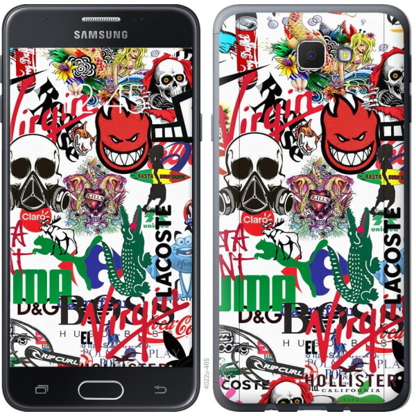 

Чехол на Samsung Galaxy J5 Prime Many different logos (04798)