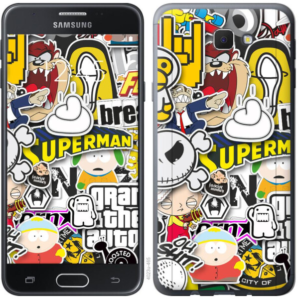 

Чехол на Samsung Galaxy J5 Prime Popular logos (04798)