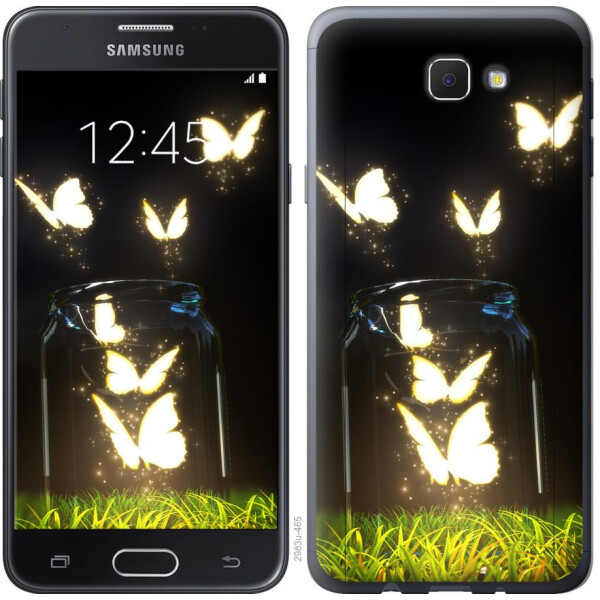 

Чехол на Samsung Galaxy J5 Prime Светящиеся бабочки (04798)
