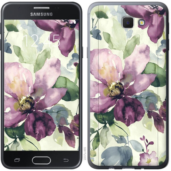 

Чехол на Samsung Galaxy J5 Prime Цветы акварелью (04798)