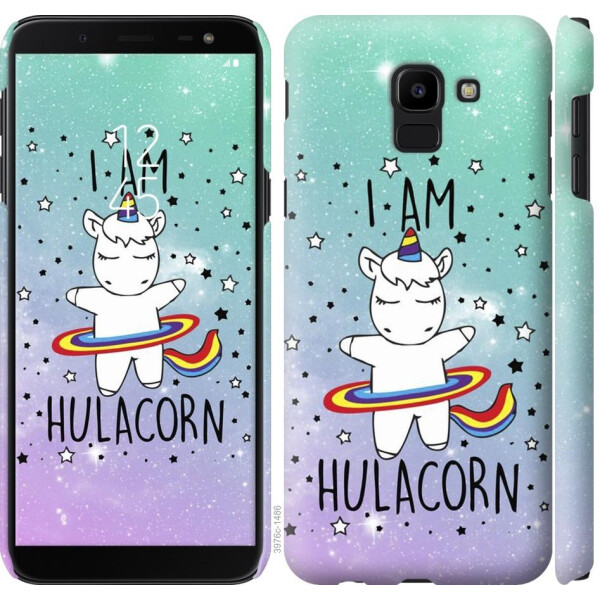 

Чехол на Samsung Galaxy J6 2018 Im hulacorn (04798)
