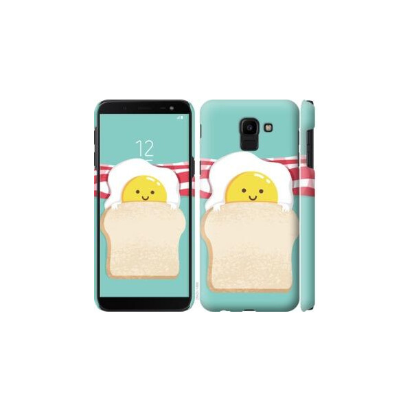 

Чехол на Samsung Galaxy J6 2018 Веселая глазунья (04798)