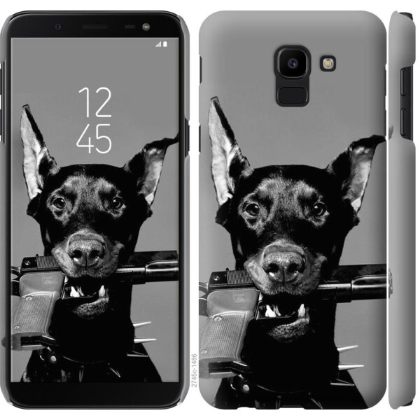 

Чехол на Samsung Galaxy J6 2018 Доберман (04798)