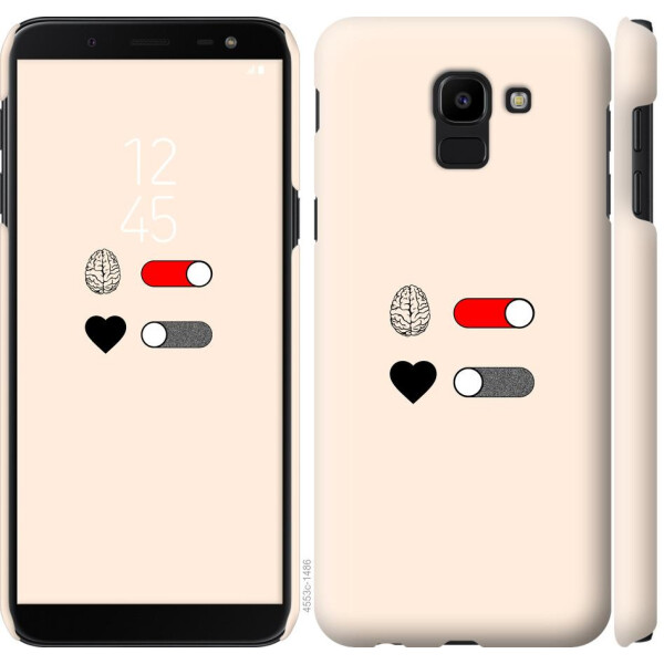 

Чехол на Samsung Galaxy J6 2018 Любовь и ум (04798)