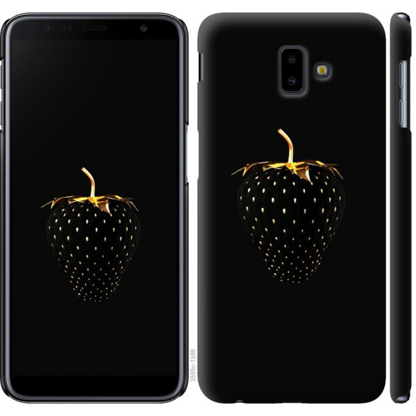 

Чехол на Samsung Galaxy J6 Plus 2018 Черная клубника (04798)