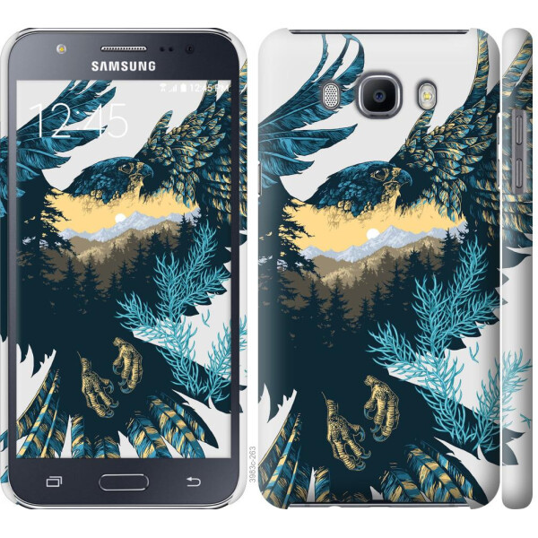 

Чехол на Samsung Galaxy J7 (2016) J710F Арт-орел на фоне природы (04798)