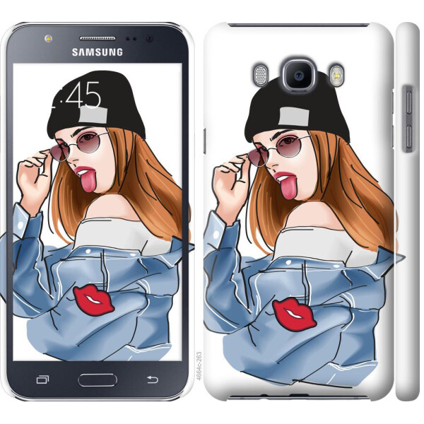 

Чехол на Samsung Galaxy J7 (2016) J710F Девушка v3 (04798)