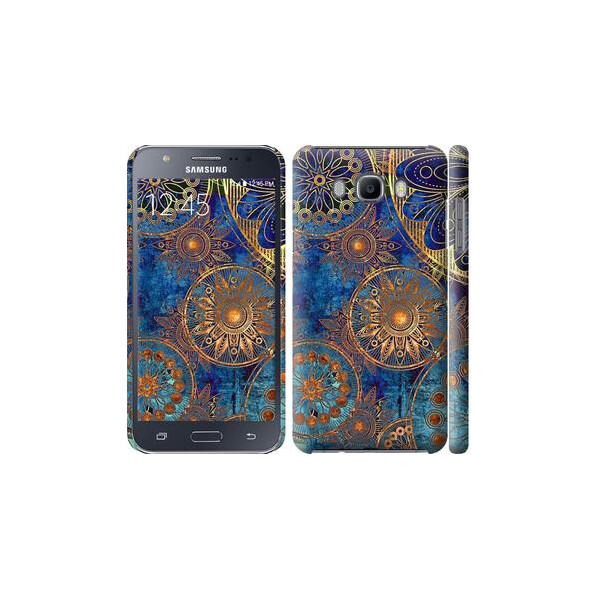 

Чехол на Samsung Galaxy J7 (2016) J710F Золотой узор (04798)